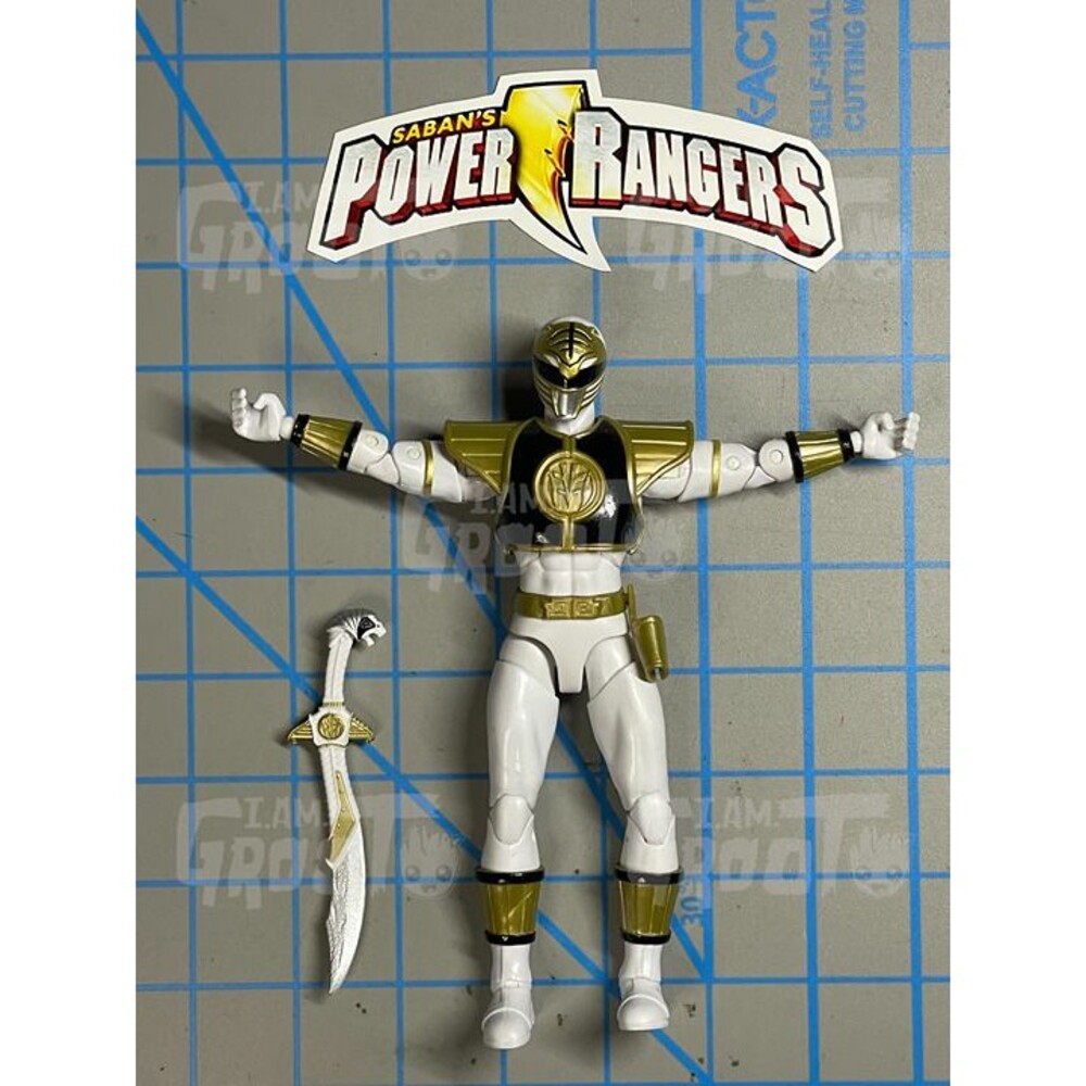 Power Rangers Legacy Collection White Ranger Figure Tommy MMPR Mighty Morphin B